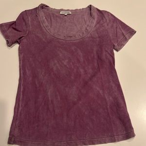 Cotton citizen vintage dyed scoop neck tee- XS